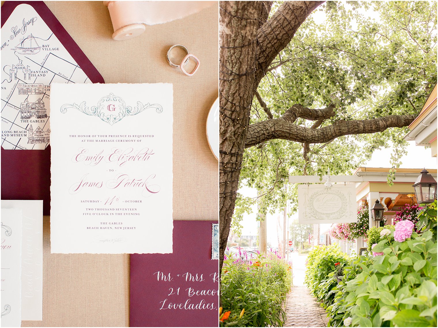 Invitation by Britt Larson Design at The Gables, LBI