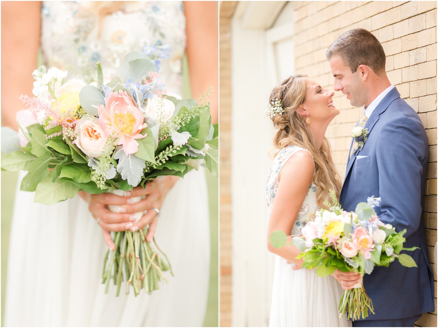 Summer wedding at Sandy Hook Chapel