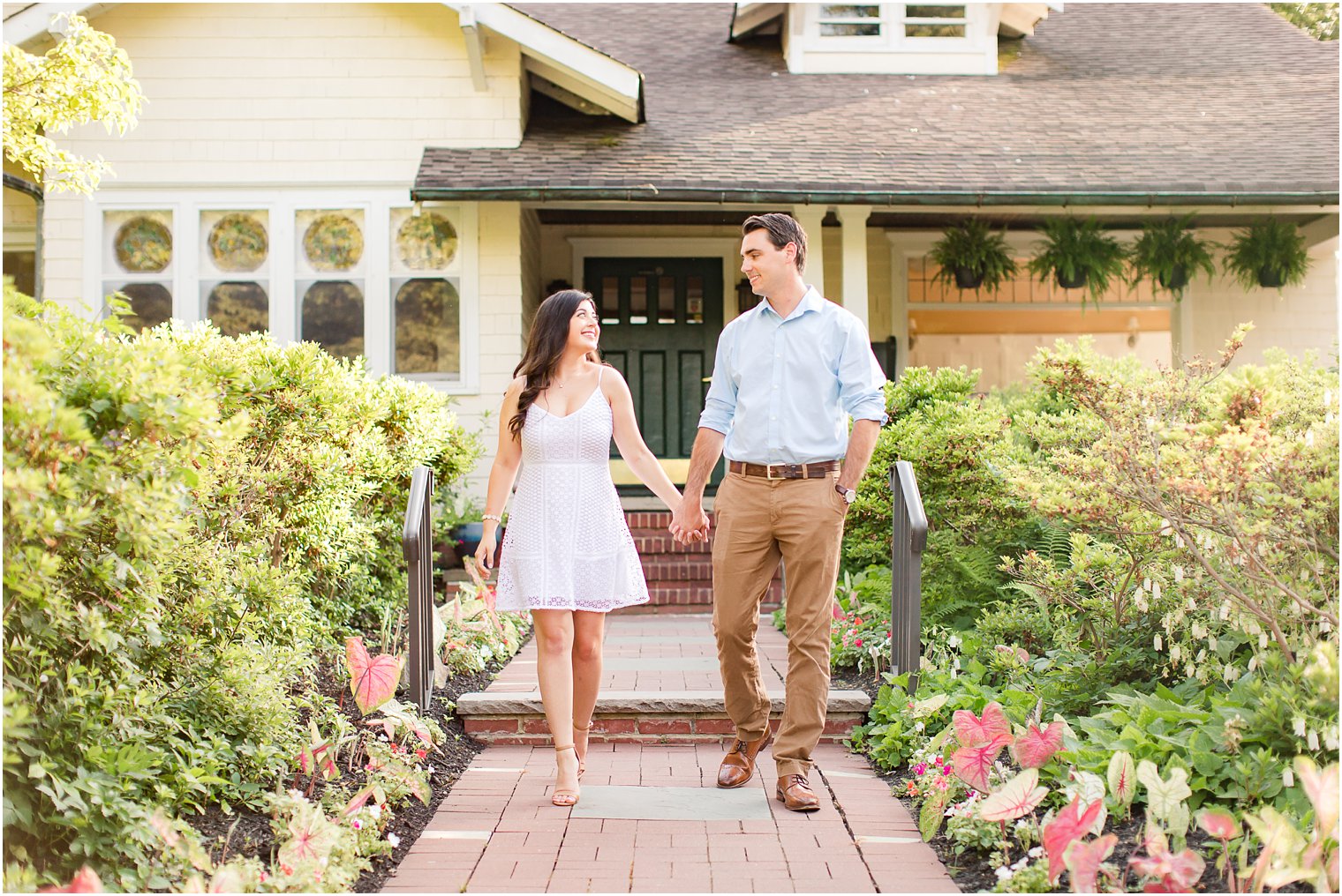 Sayen House and Gardens Engagement Photos