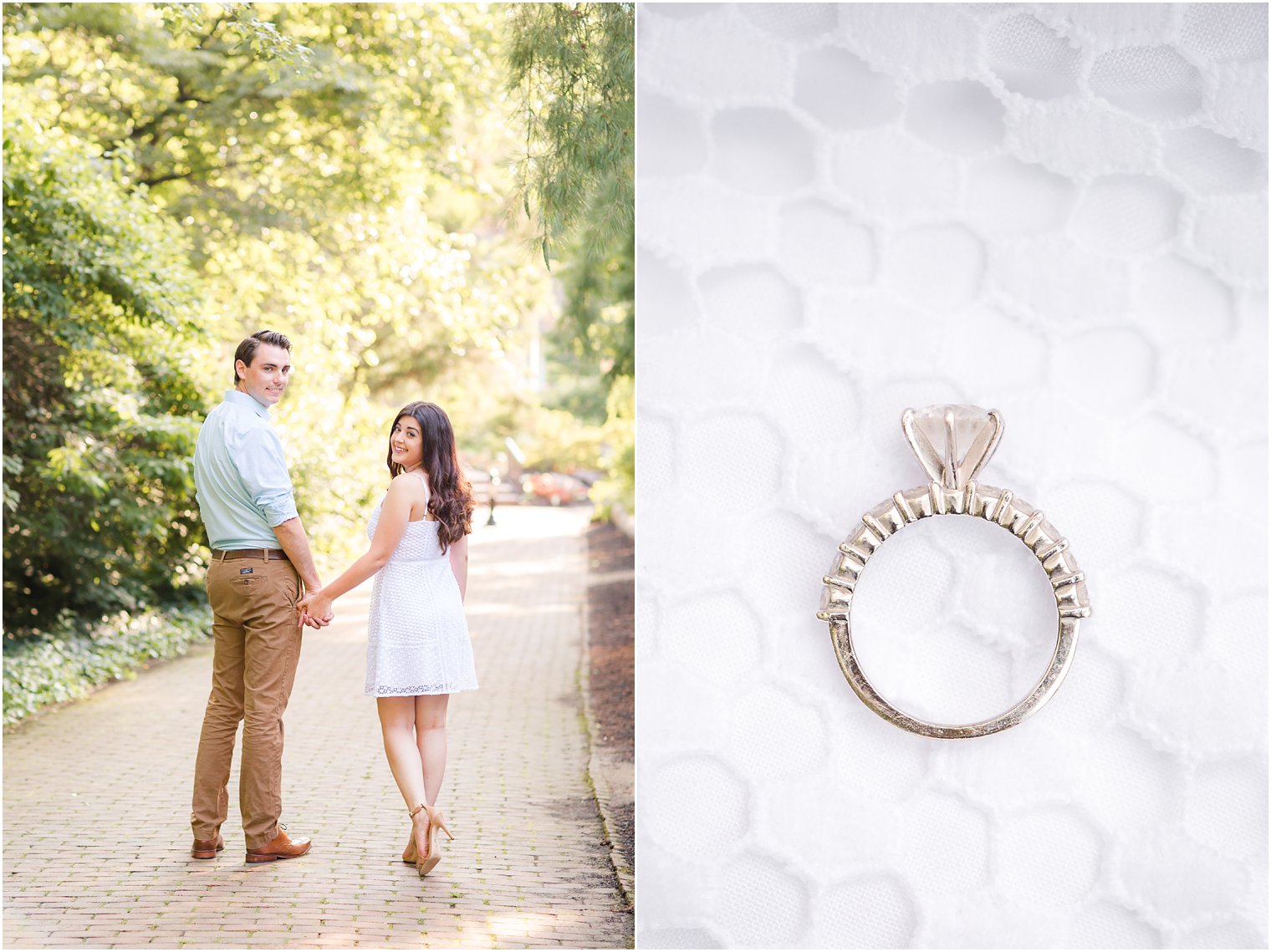 Sayen House and Gardens Engagement Photos