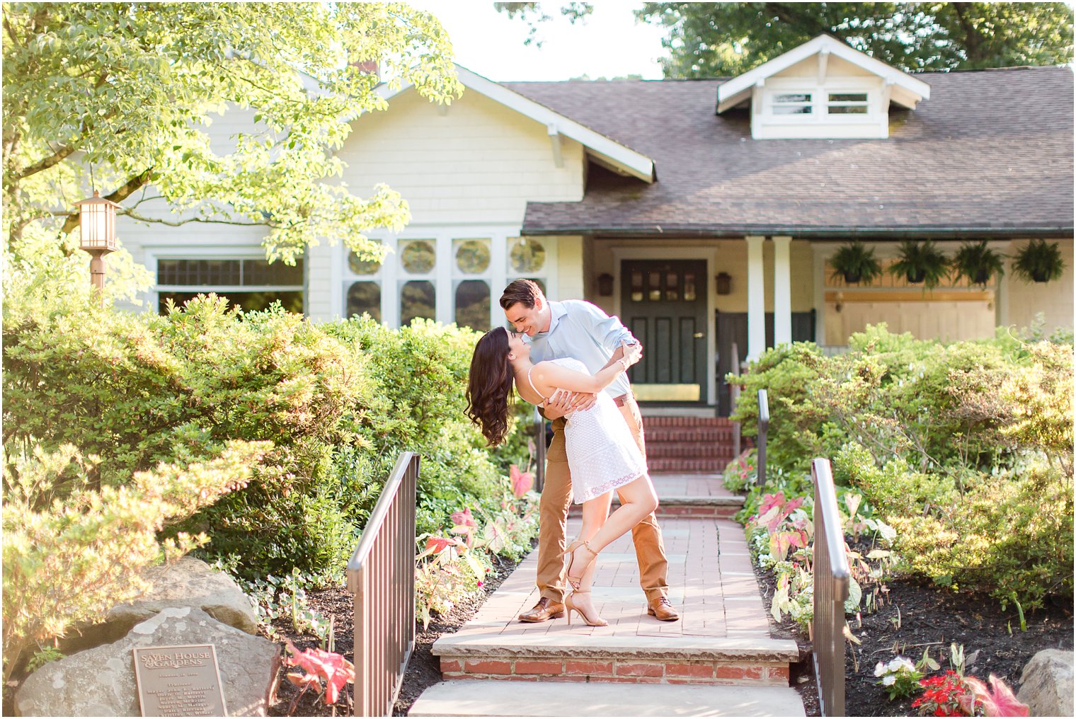 NJ gardens for engagement photos