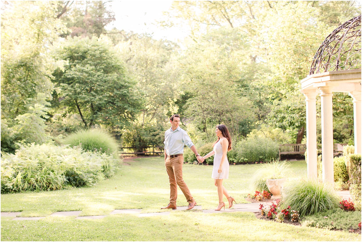 Sayen House and Gardens Engagement Photos