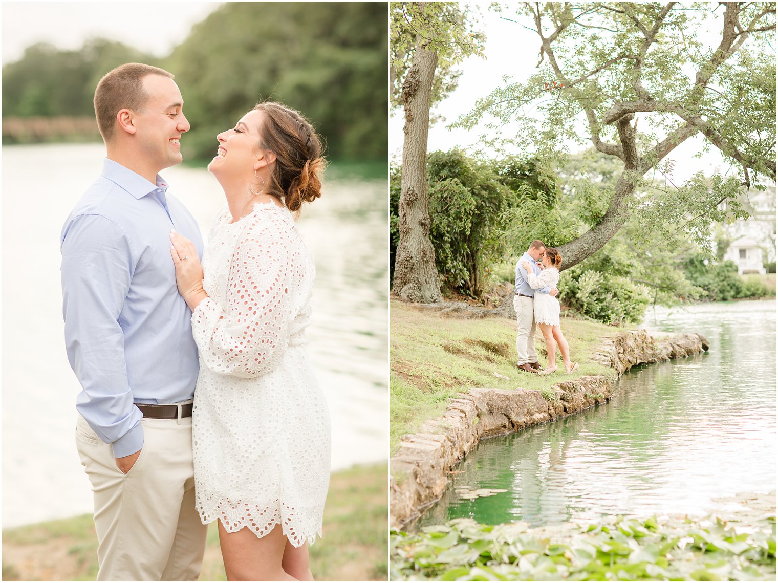 Spring Lake NJ Engagement Photos by NJ Wedding Photographer Idalia Photography