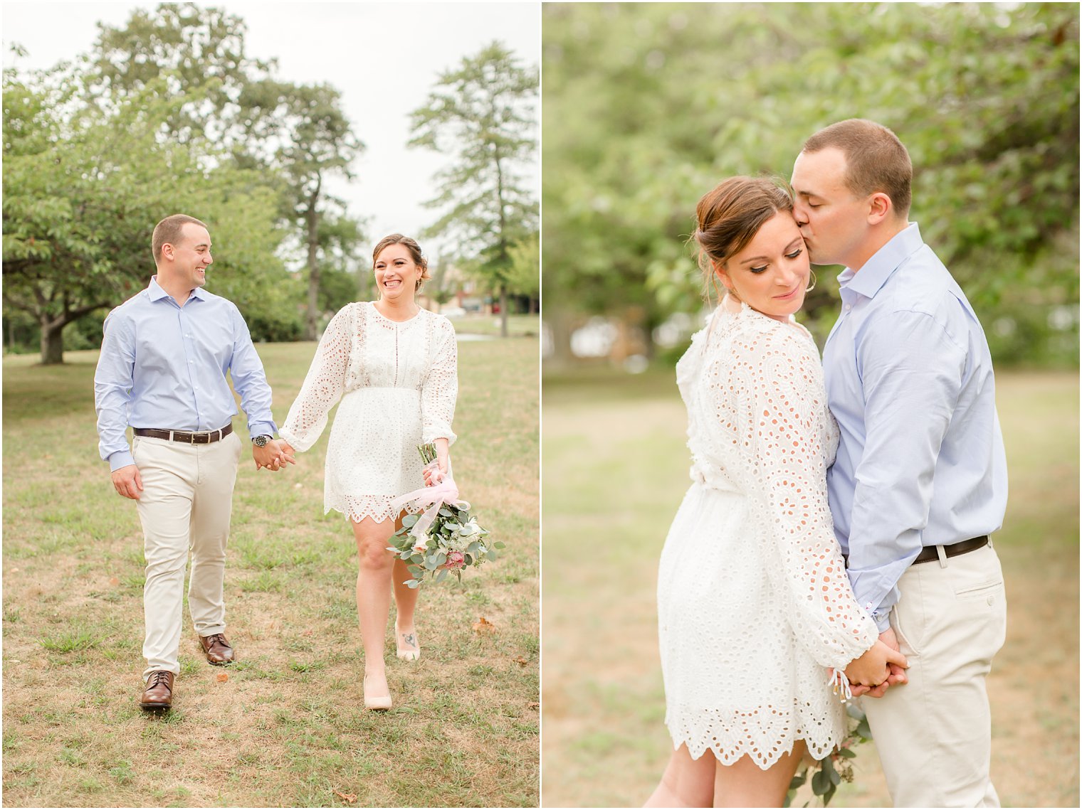 Spring Lake NJ Engagement Photographer captures light and airy photographs.