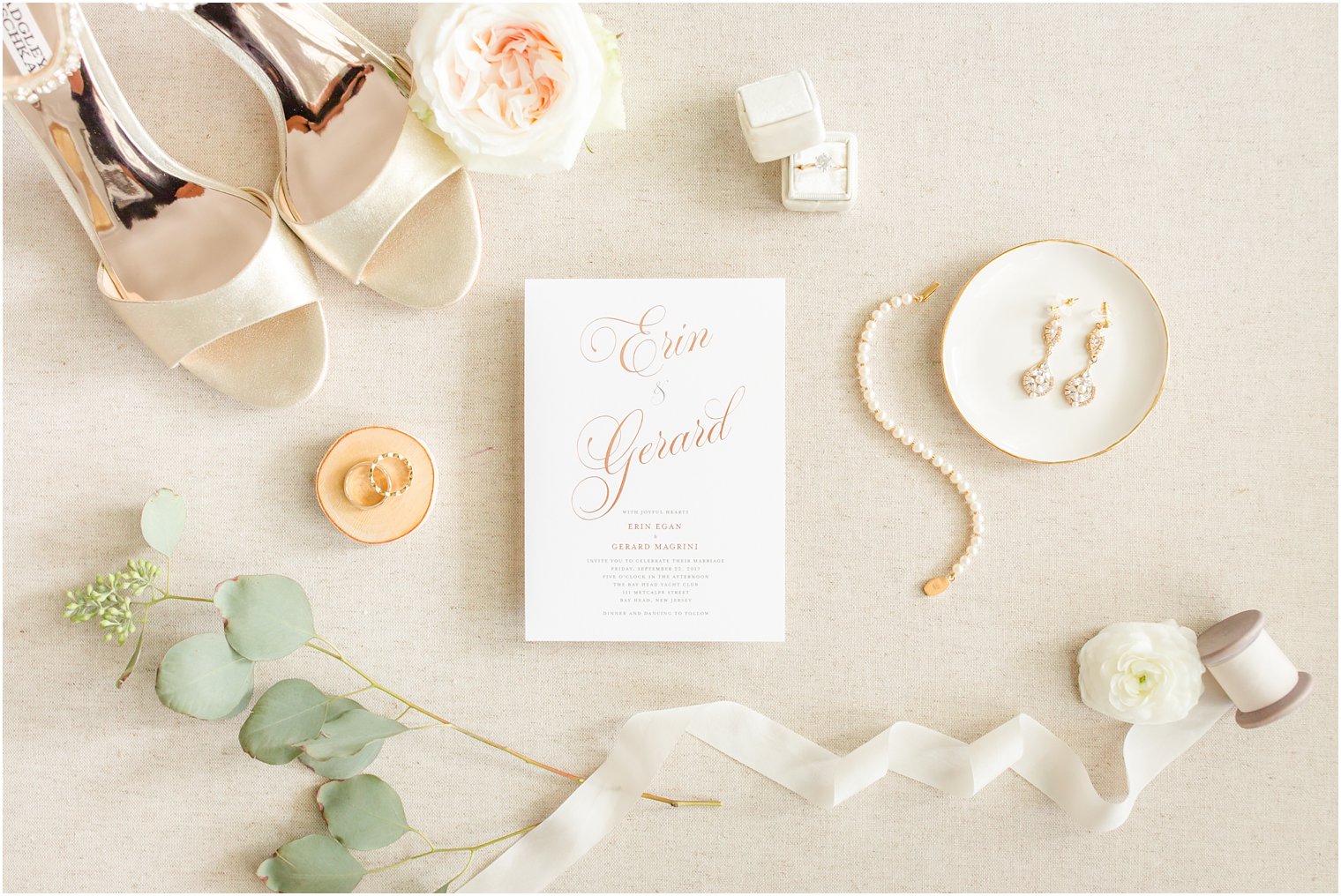 Wedding Invitation | Bay Head Yacht Club Wedding Photos