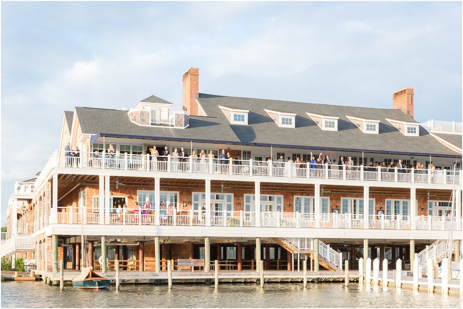 Bay Head Yacht Club Wedding Photos of cocktail hour