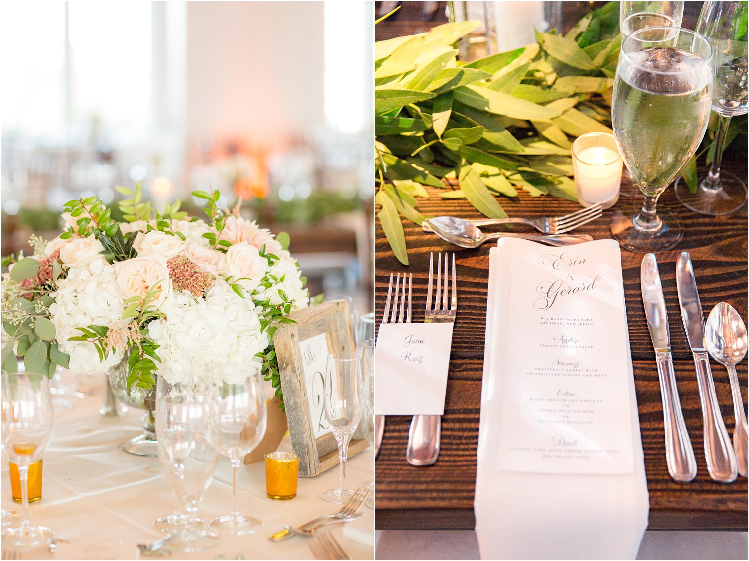 Bay Head Yacht Club Wedding Reception