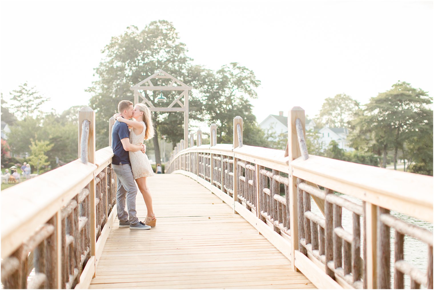 Spring Lake NJ Engagement Photos at Divine Park