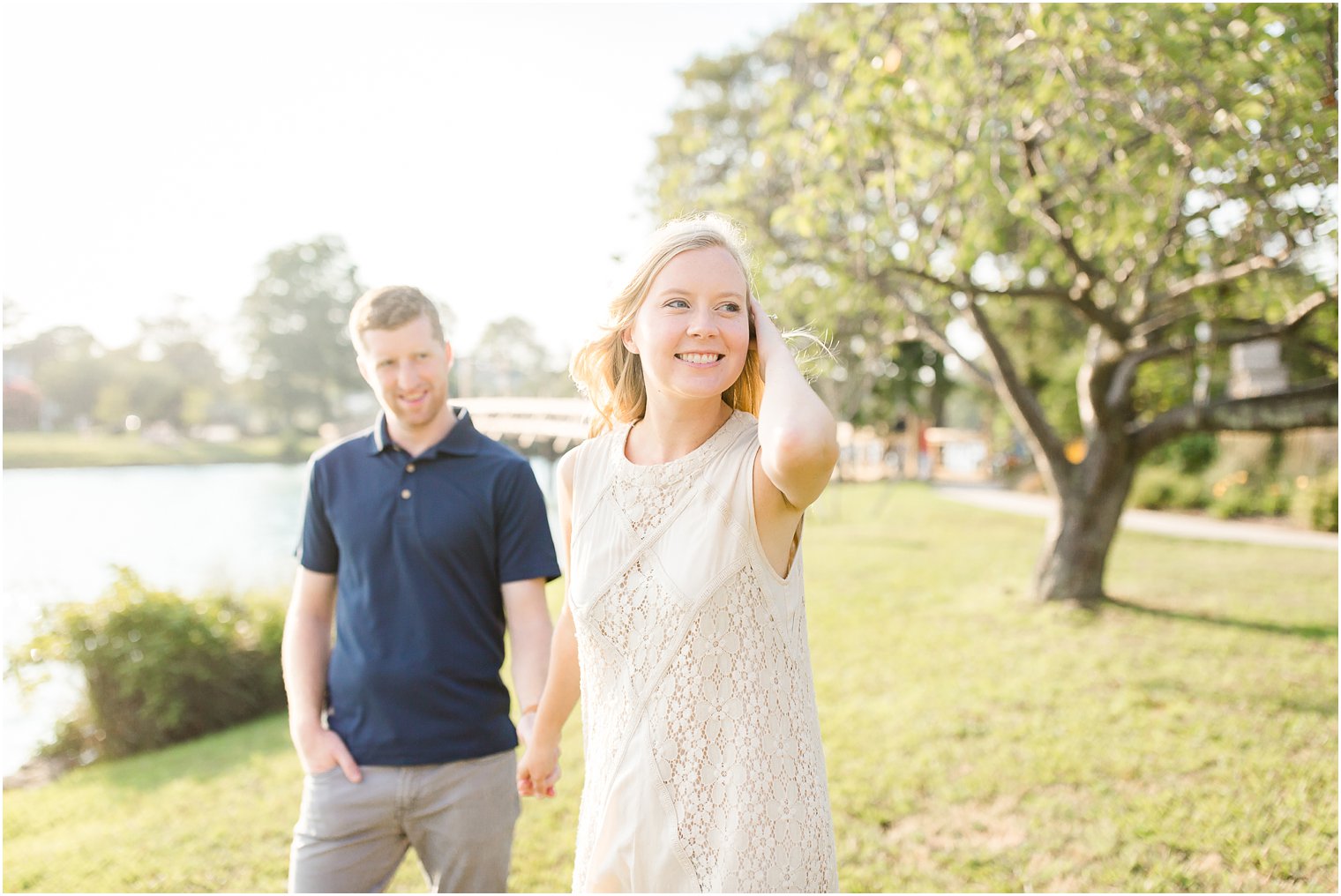 Engagement photos in Spring Lake, NJ