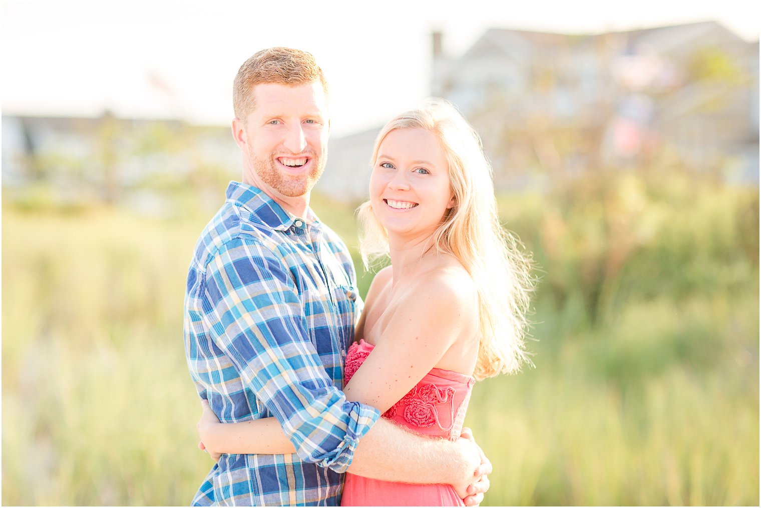 Summer beach engagement session