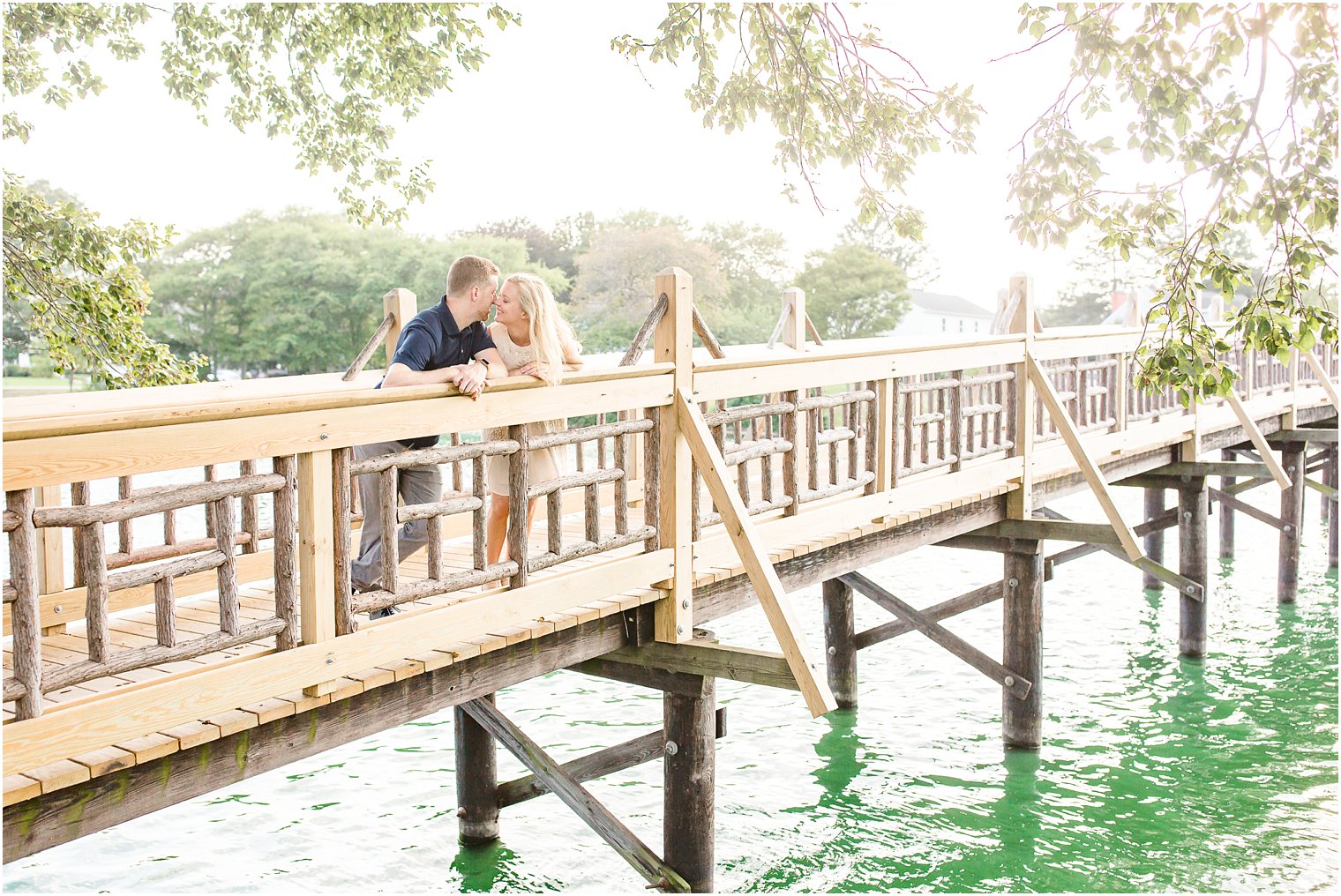 Engagement photos in Spring Lake, NJ