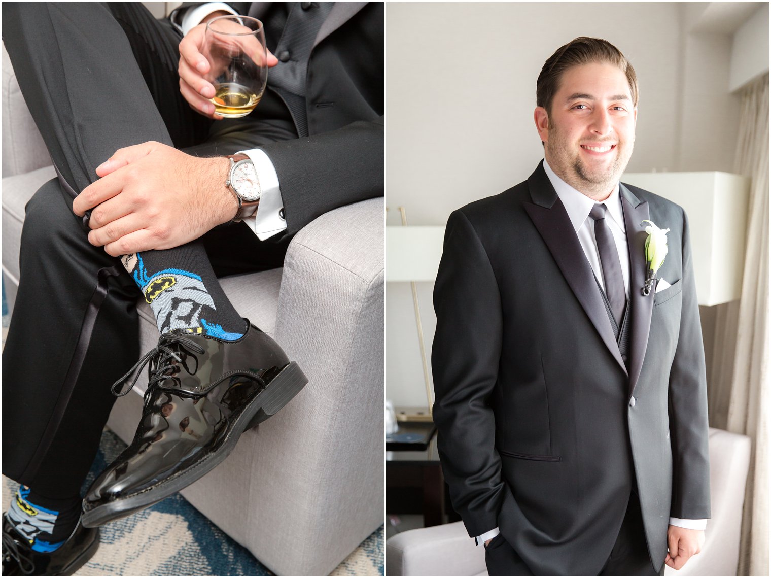 Groom getting ready by Shadowbrook Wedding Photographers Idalia Photography