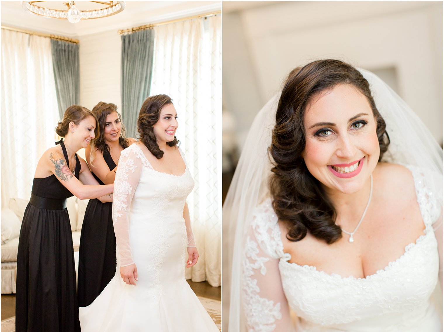 Bride in Shadowbrook bridal suite by by Shadowbrook Wedding Photographers Idalia Photography