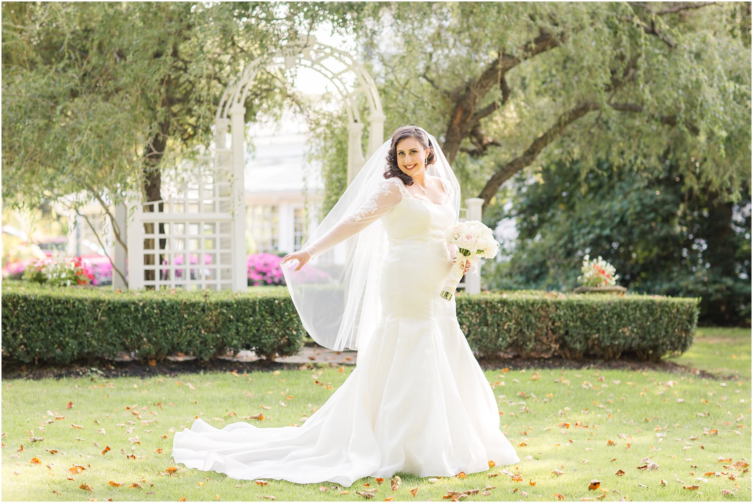 Bridal portrait at Shadowbrook by Shadowbrook Wedding Photographers Idalia Photography