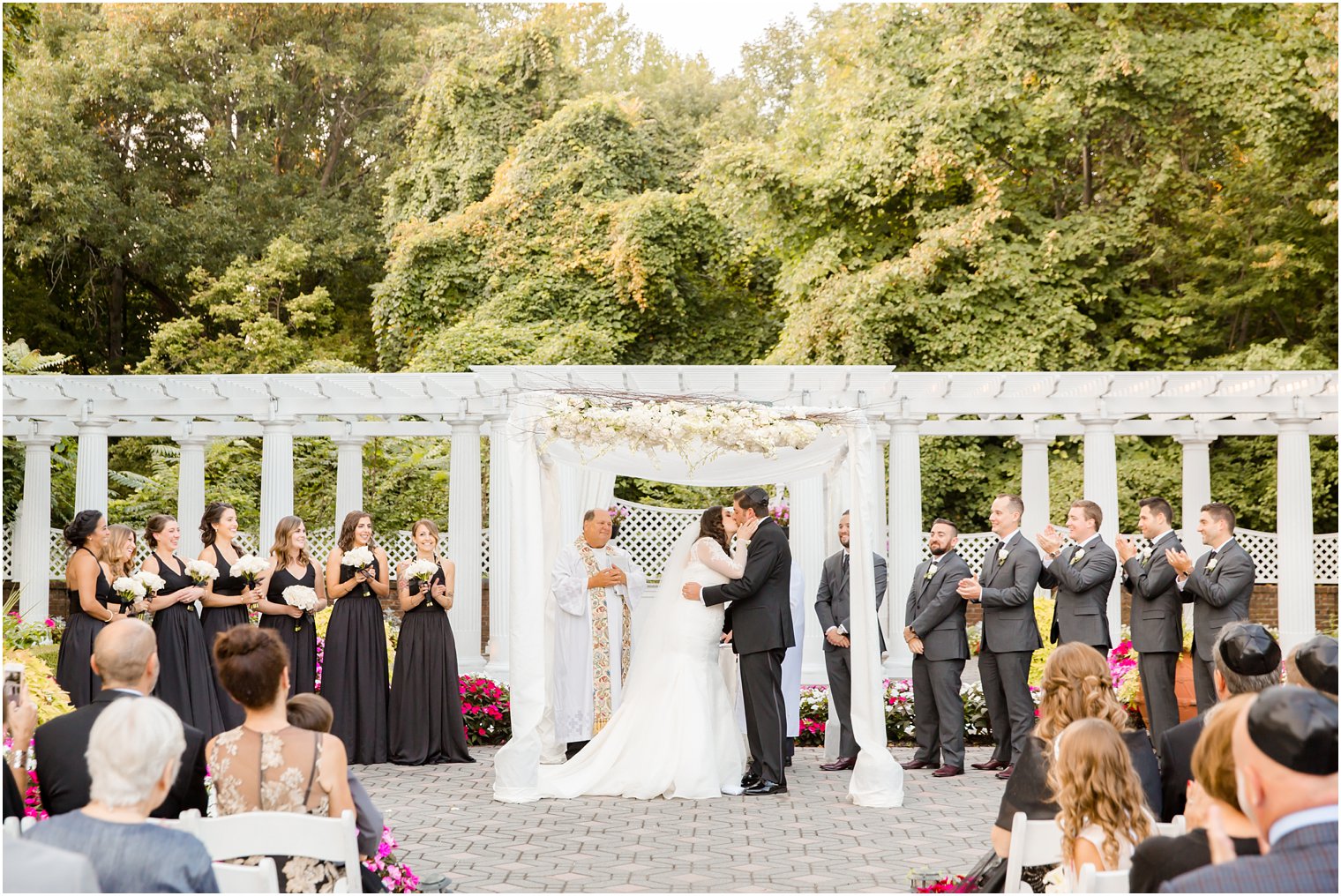 Wedding ceremony at Shadowbrook