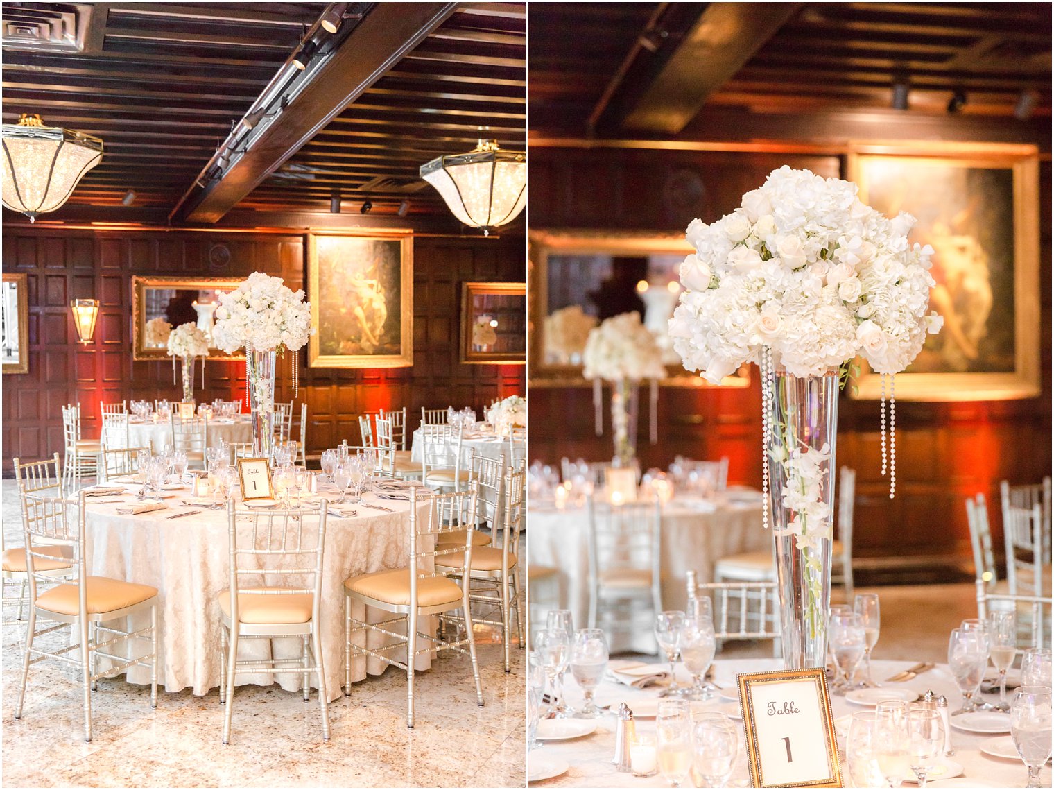 Ballroom at Shadowbrook Shrewsbury | Florals by AW Floral