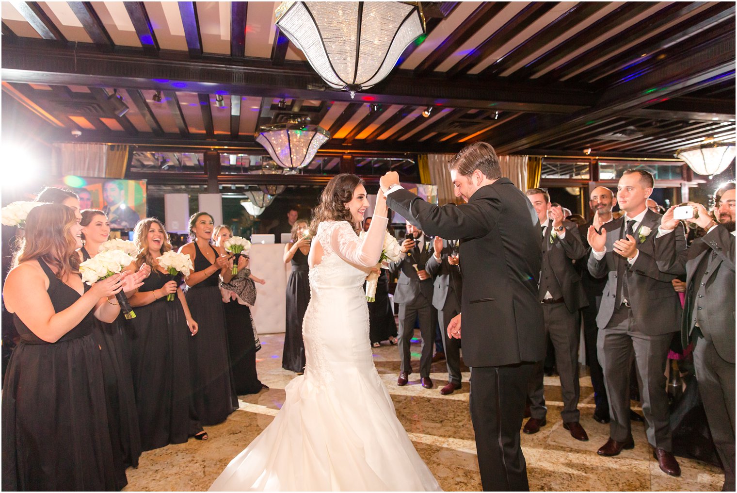 Reception dancing at Shadowbrook Wedding