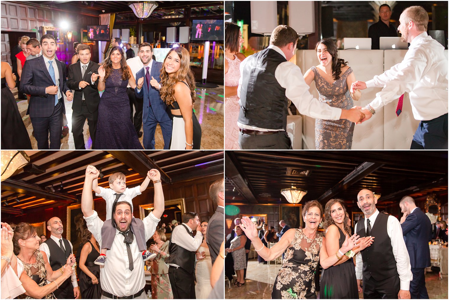 Reception dancing at Shadowbrook Wedding