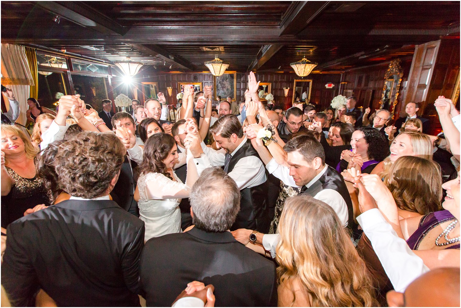 Reception dancing at Shadowbrook Wedding