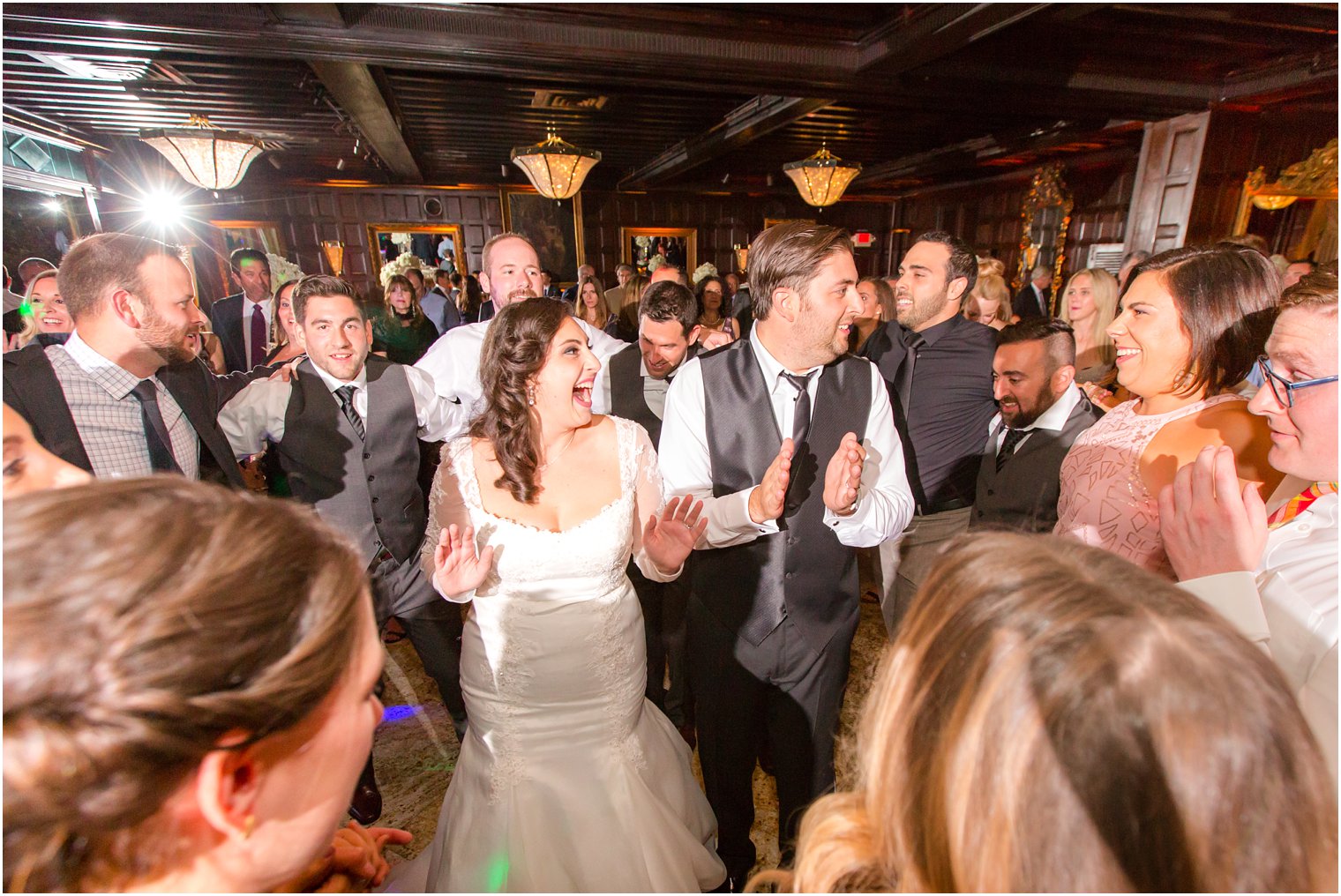 Reception dancing at Shadowbrook Wedding