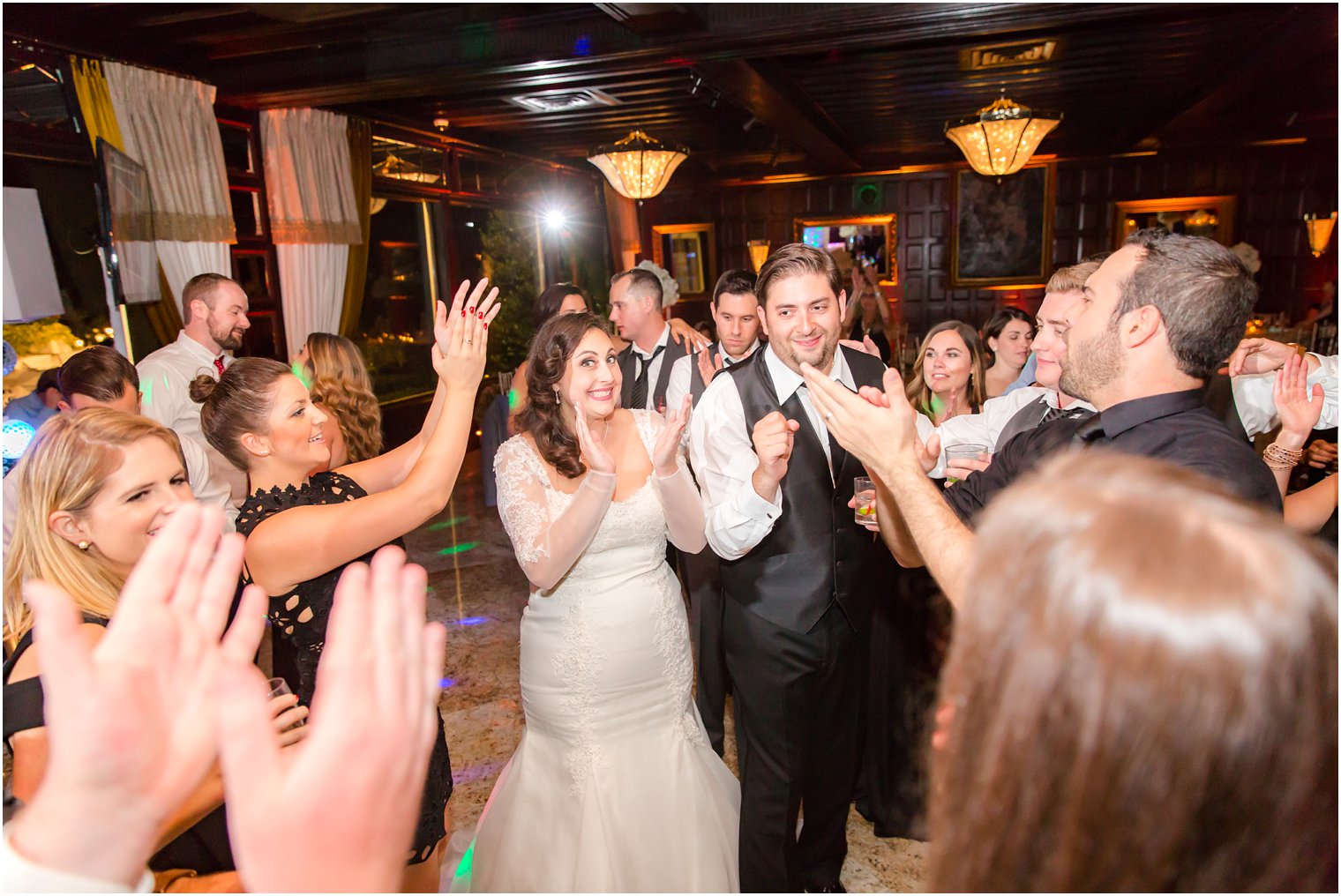 Reception dancing at Shadowbrook Wedding