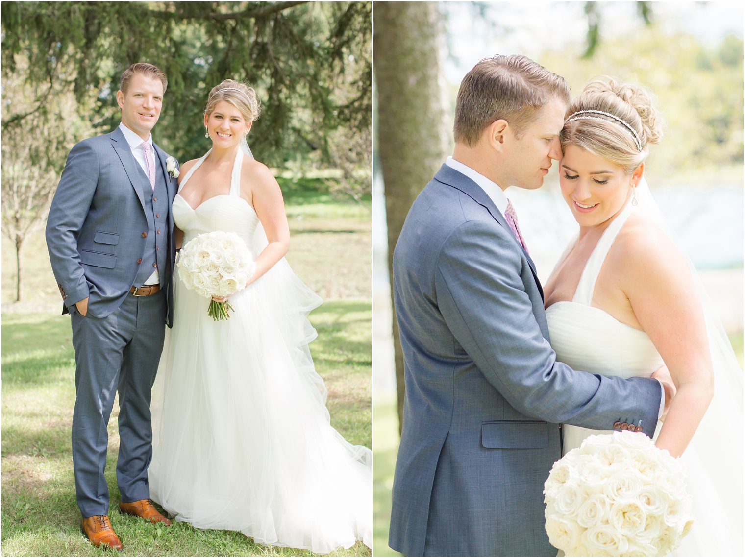 Classic bride and groom portraits at Windows on the Water at Frogbridge Wedding