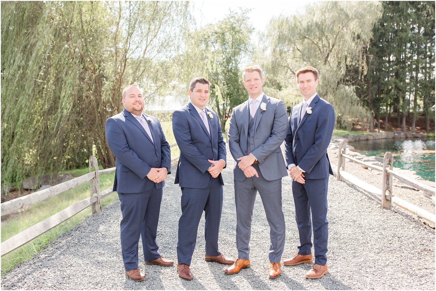 Groomsmen photo at Windows on the Water at Frogbridge Wedding