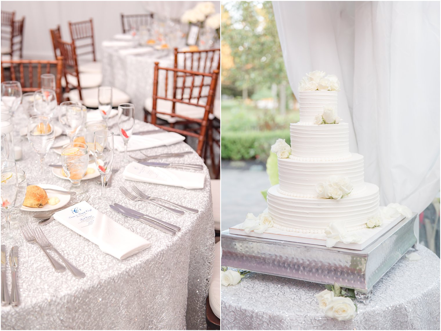 Windows on the Water at Frogbridge tented wedding reception