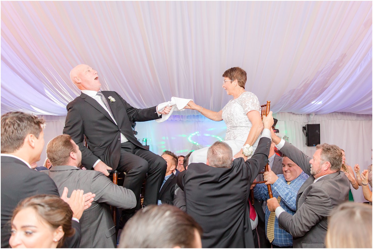 Windows on the Water at Frogbridge tented wedding reception