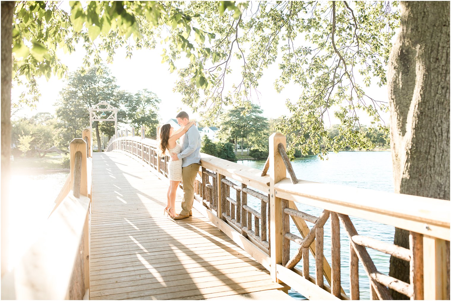 Summer engagement photos in Spring Lake, NJ