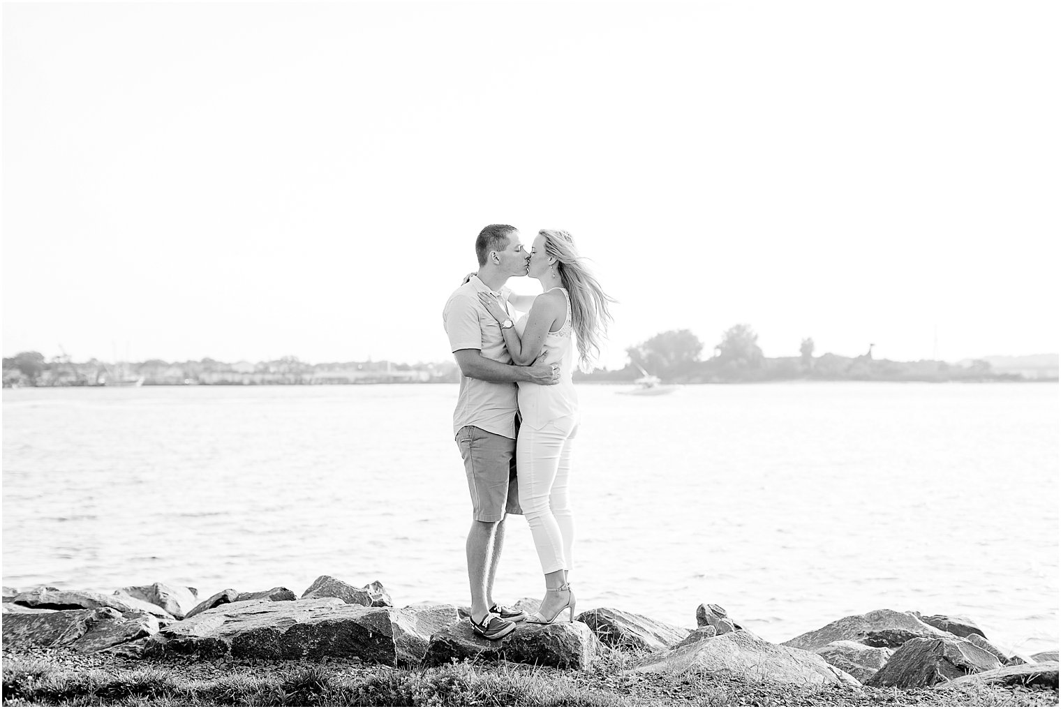 Engagement Photos at Manasquan Inlet