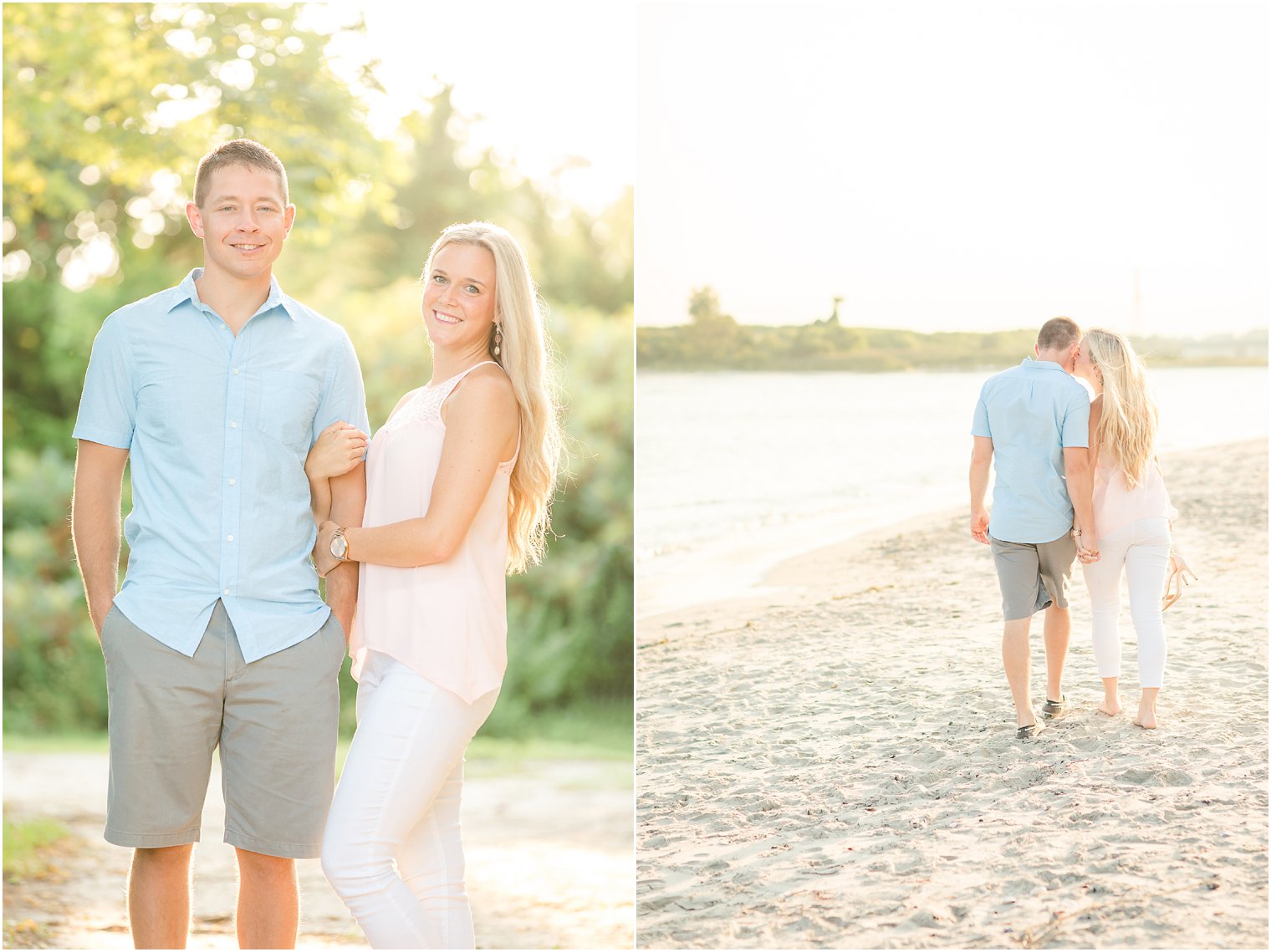 Manasquan Inlet photos of bride and groom