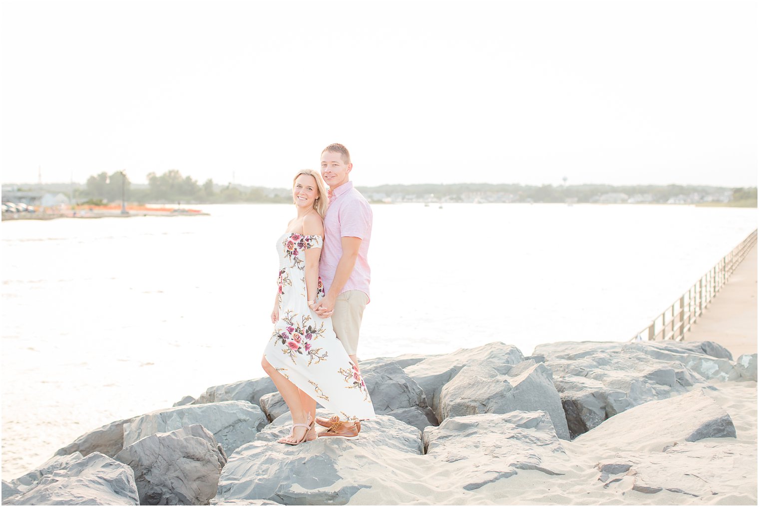 Manasquan Beach engagement photos