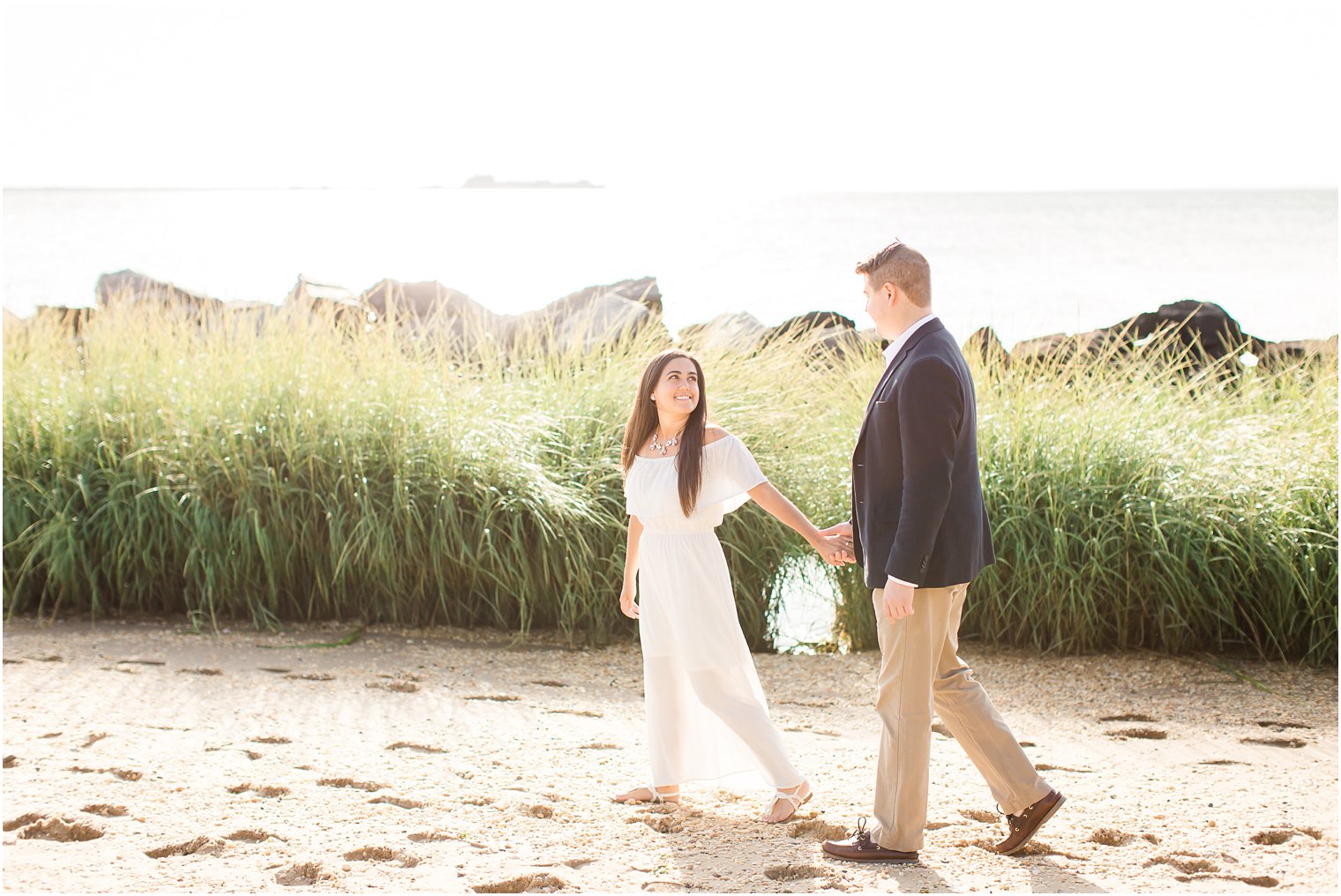 Engagement session at Gateway National Park