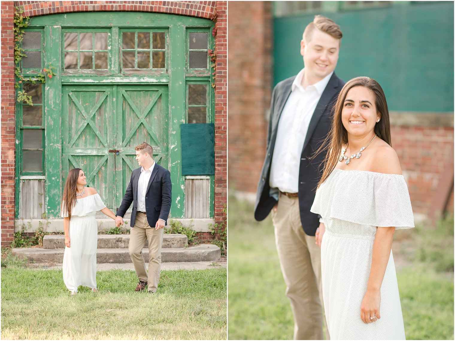 Engagement photos at Sandy Hook