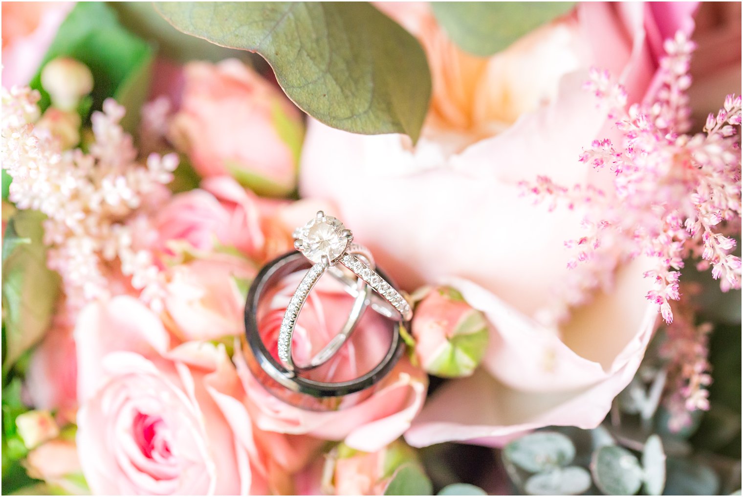 Wedding ring macro photo