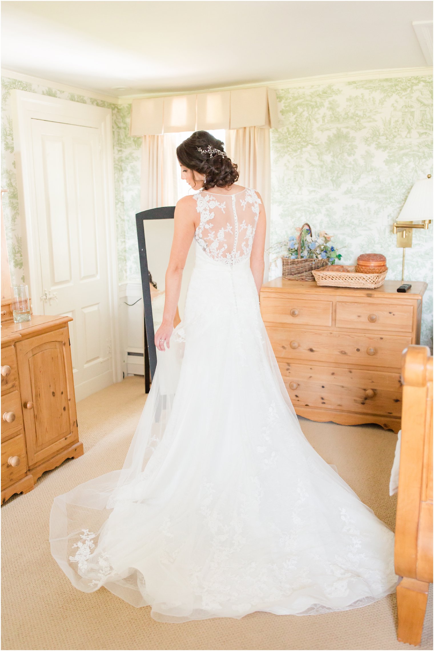 Bridal portrait at Stone Rows Farm wedding