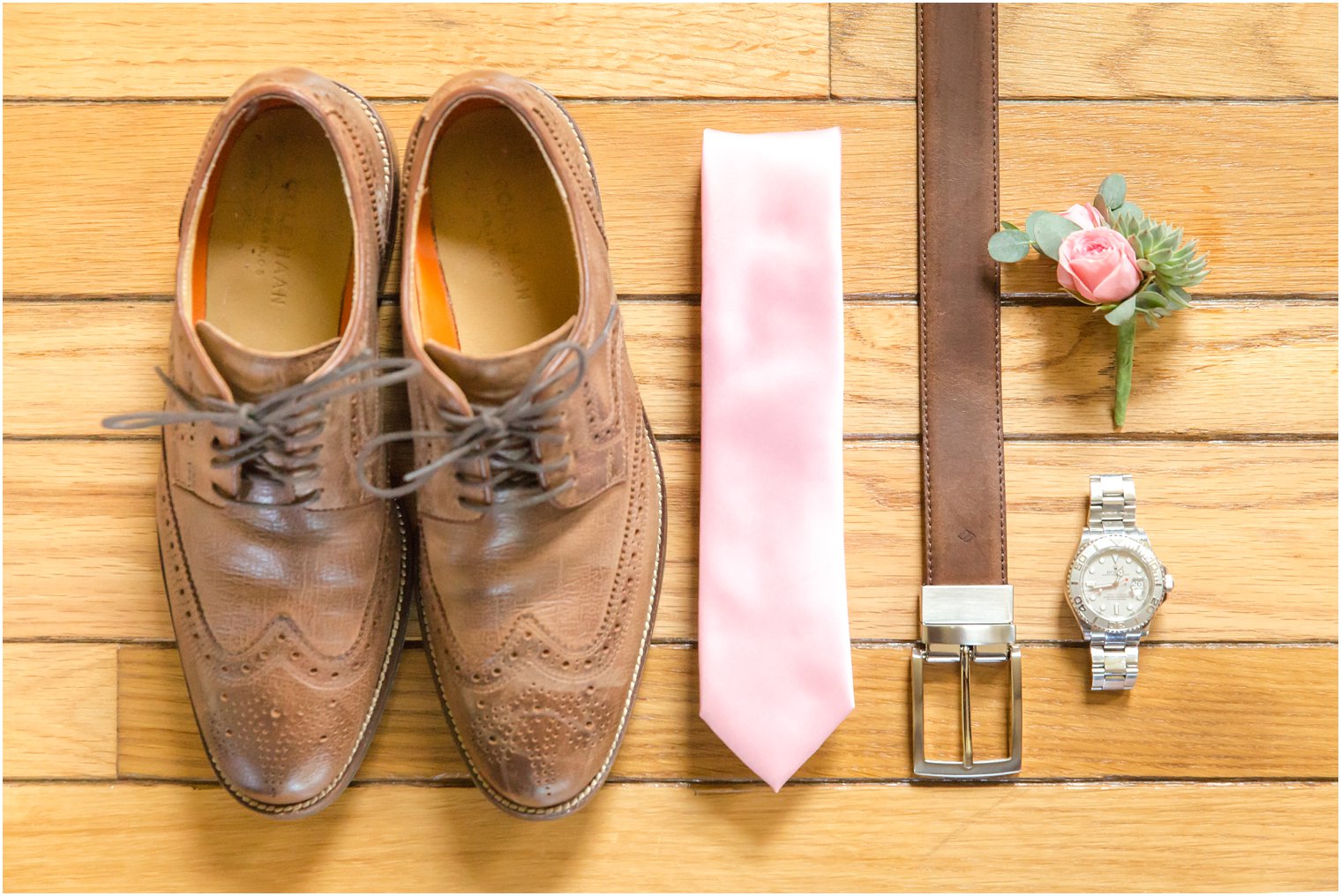 Groom details at Stone Rows Farm wedding