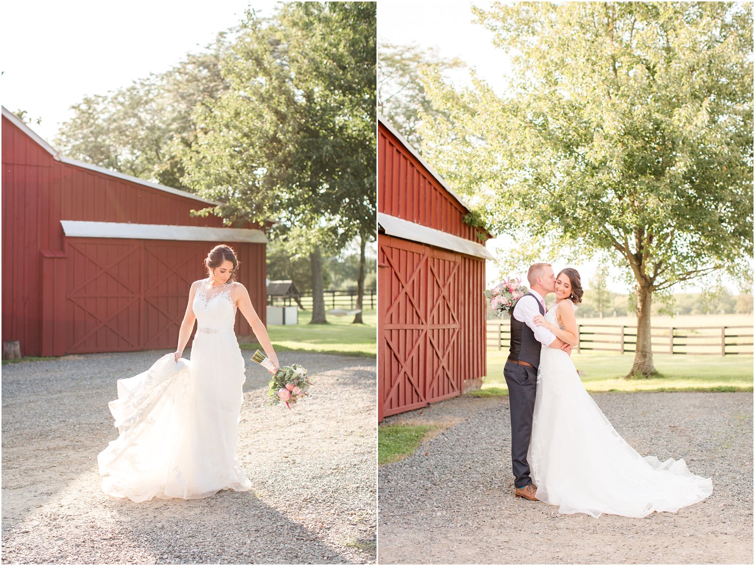 Candid photos of bride and groom 