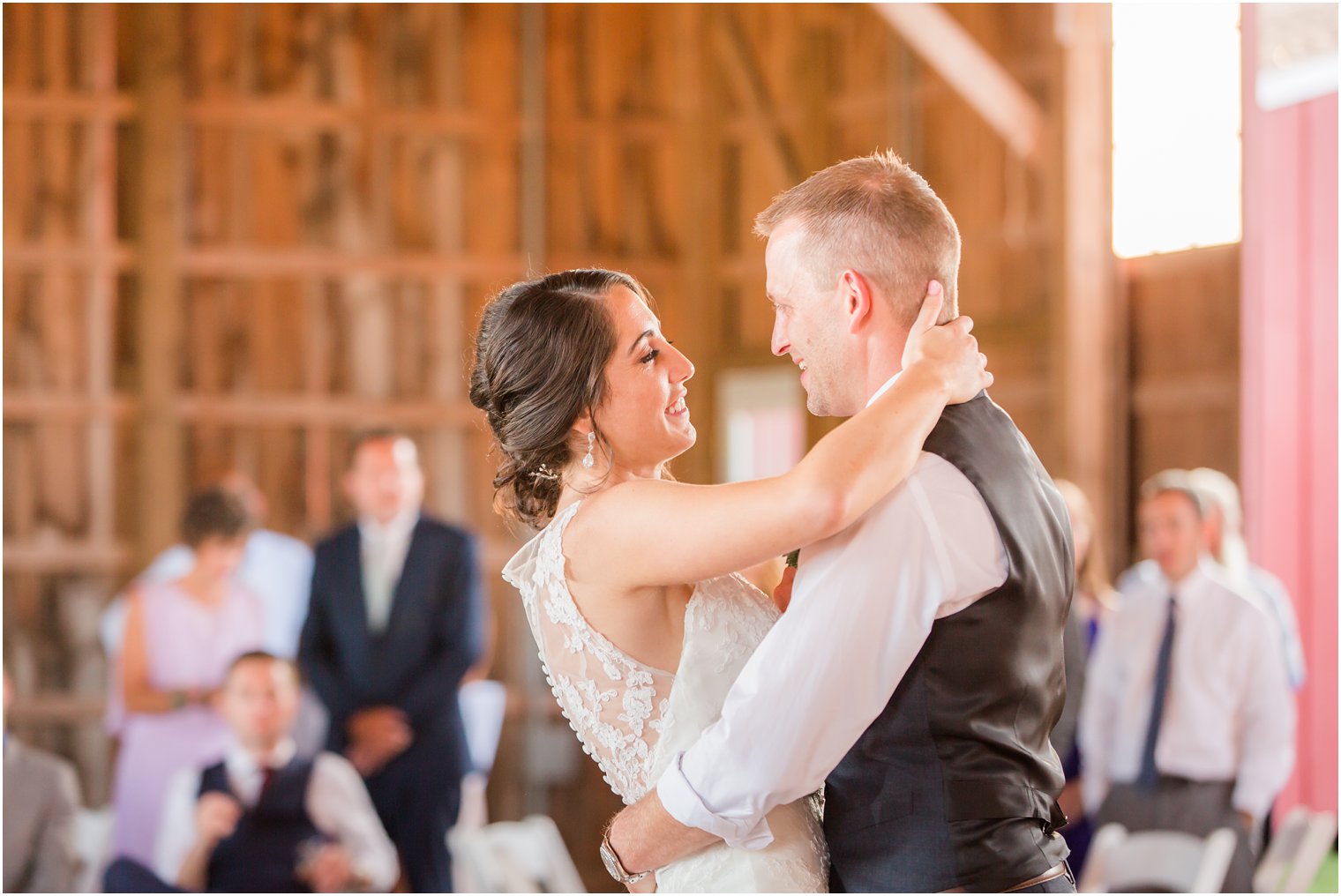 Stone Rows Farm Wedding Reception First Dance Photo