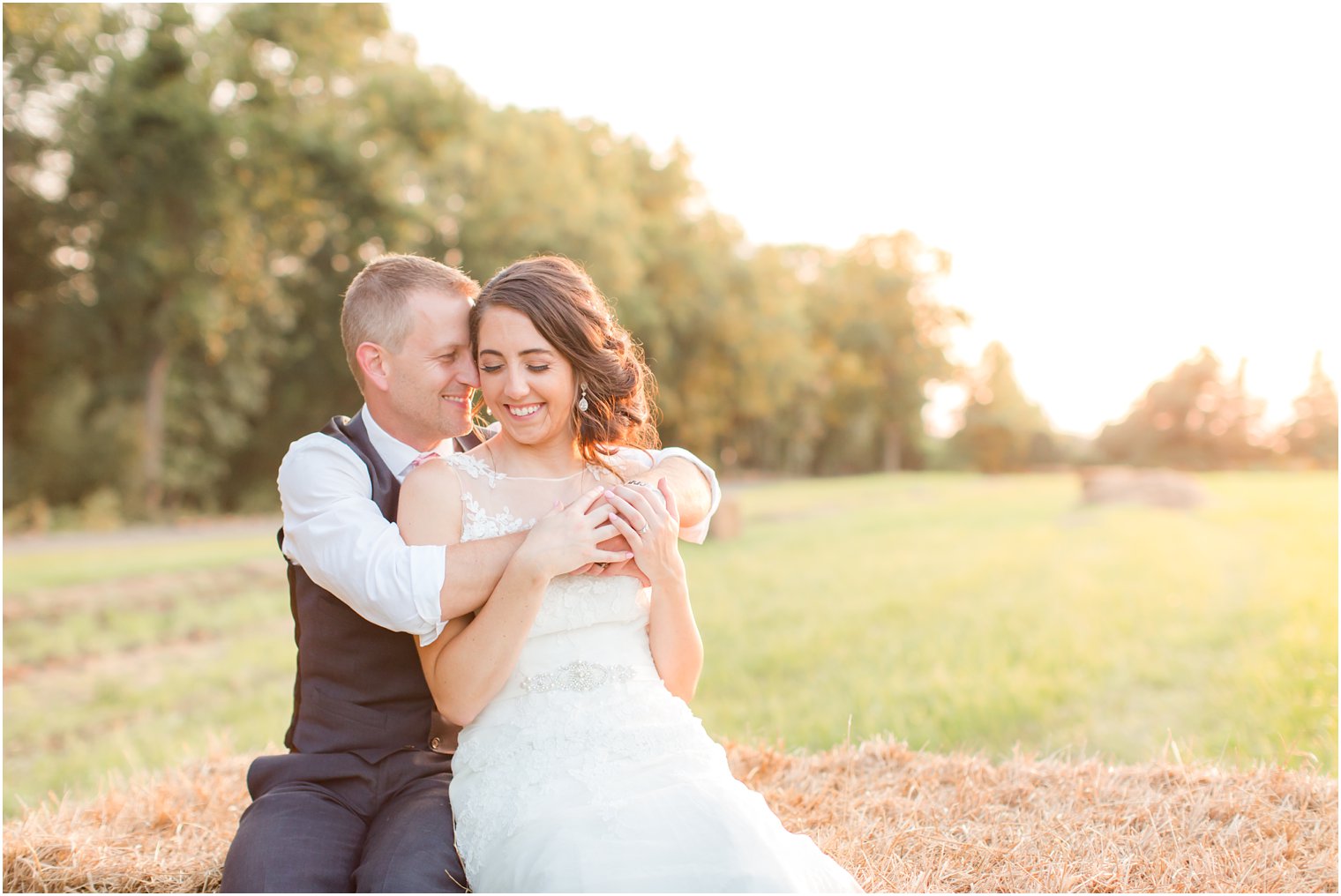 Stone Rows Farm Wedding Sunset Photos