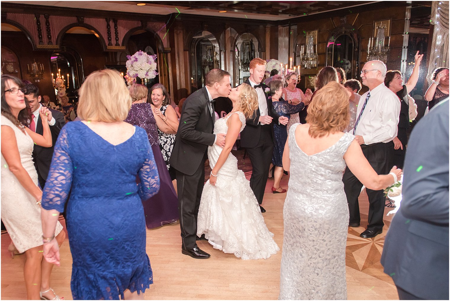 Wedding reception dancing photos at The Manor