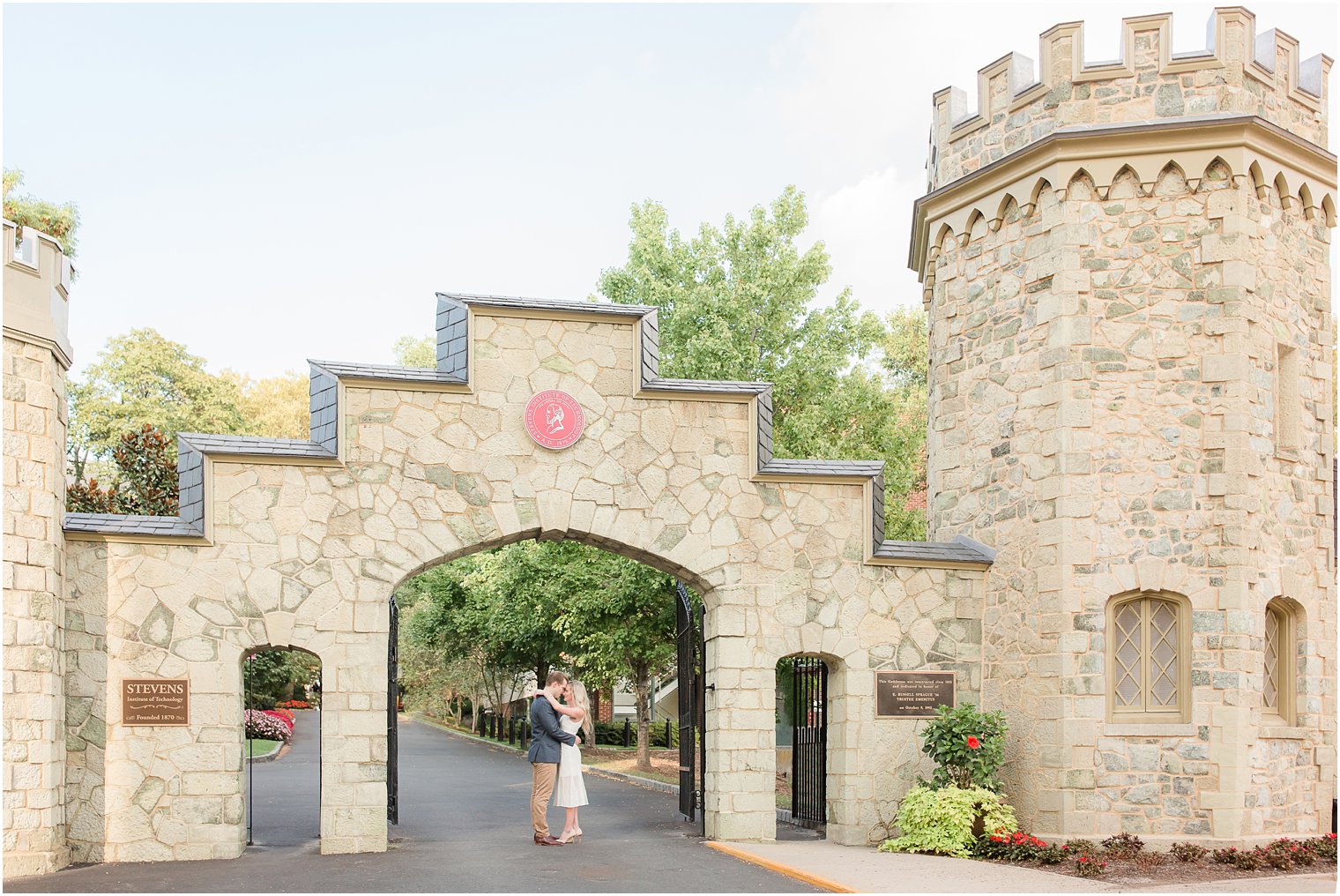 Stevens Institute of Technology Engagement Session by Hoboken NJ Engagement Photographer 