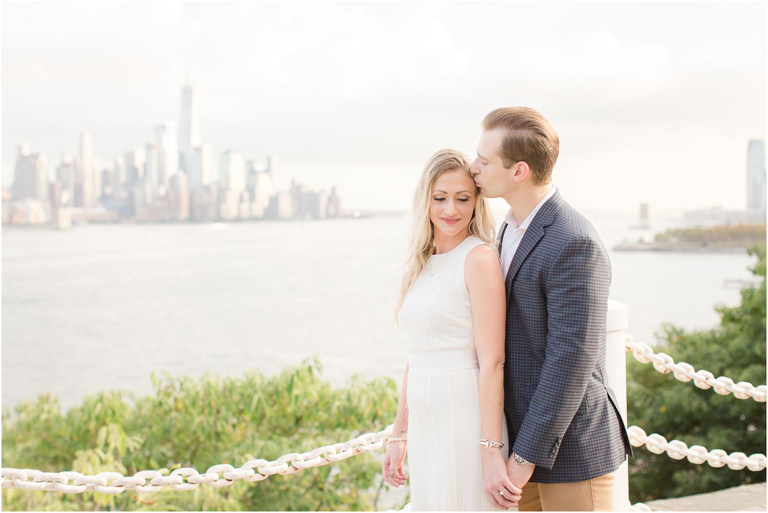 Engagement session at Stevens Institute by Hoboken NJ Engagement Photographer