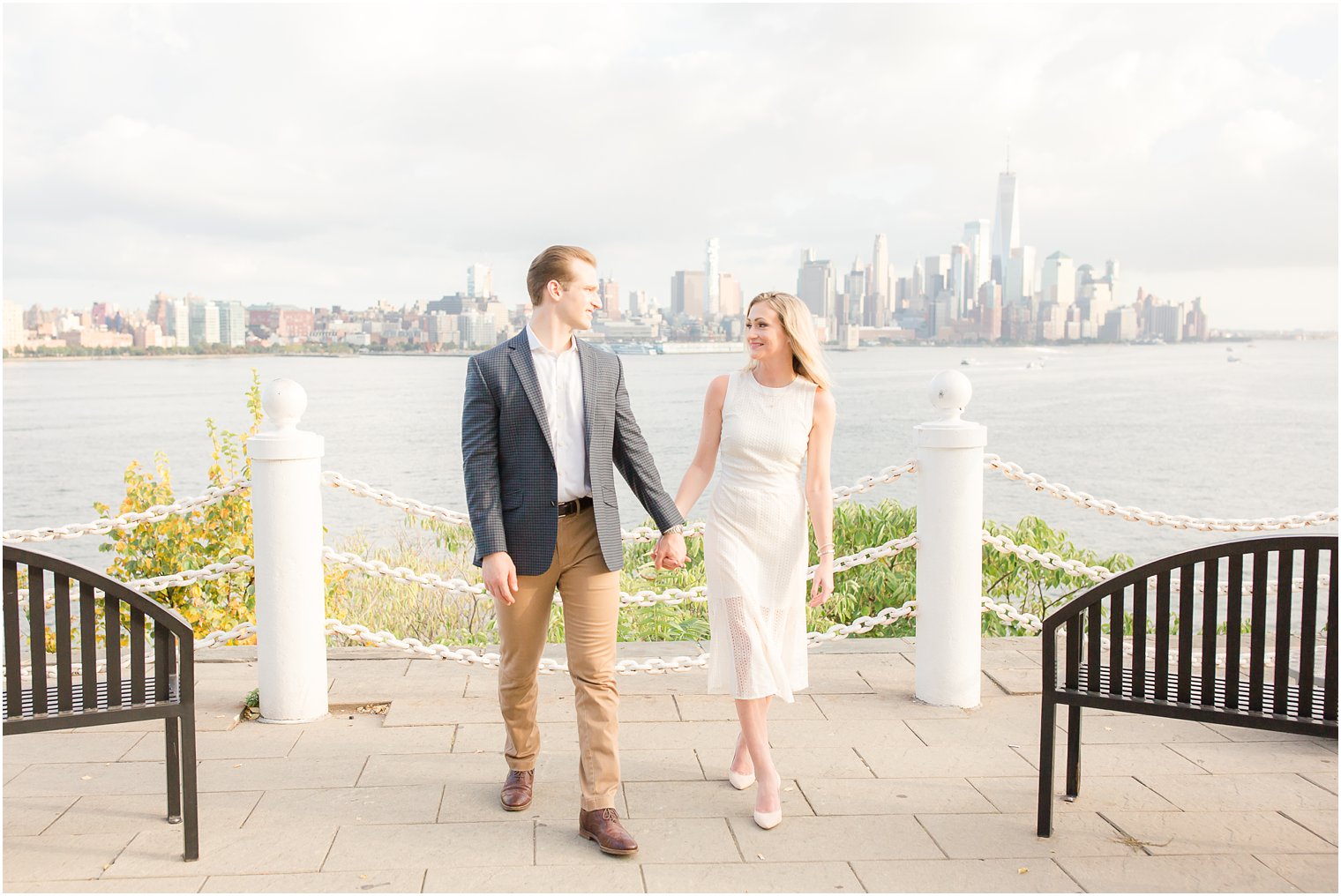 Engagement session at Stevens Institute by Hoboken NJ Engagement Photographer