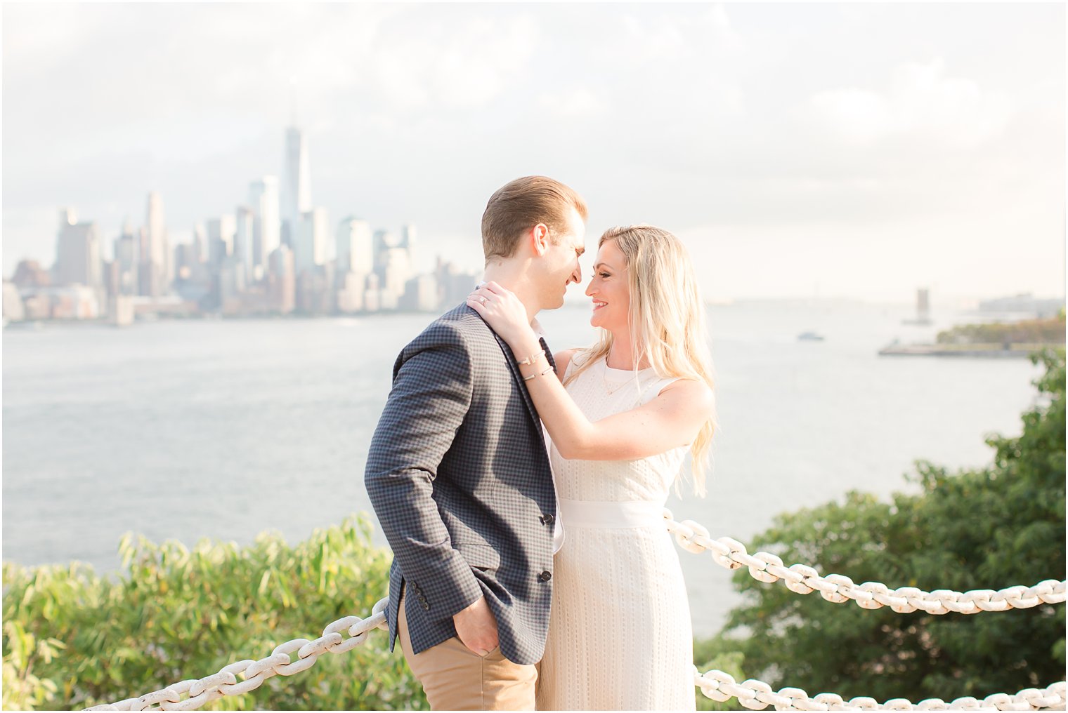 Engagement session at Stevens Institute by Hoboken NJ Engagement Photographer