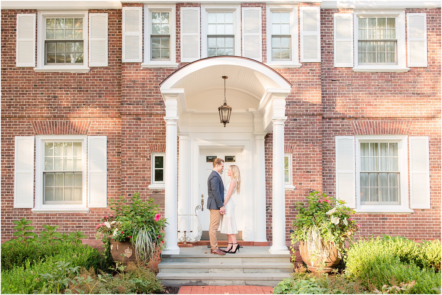 Engagement session at Stevens Institute by Hoboken NJ Engagement Photographer