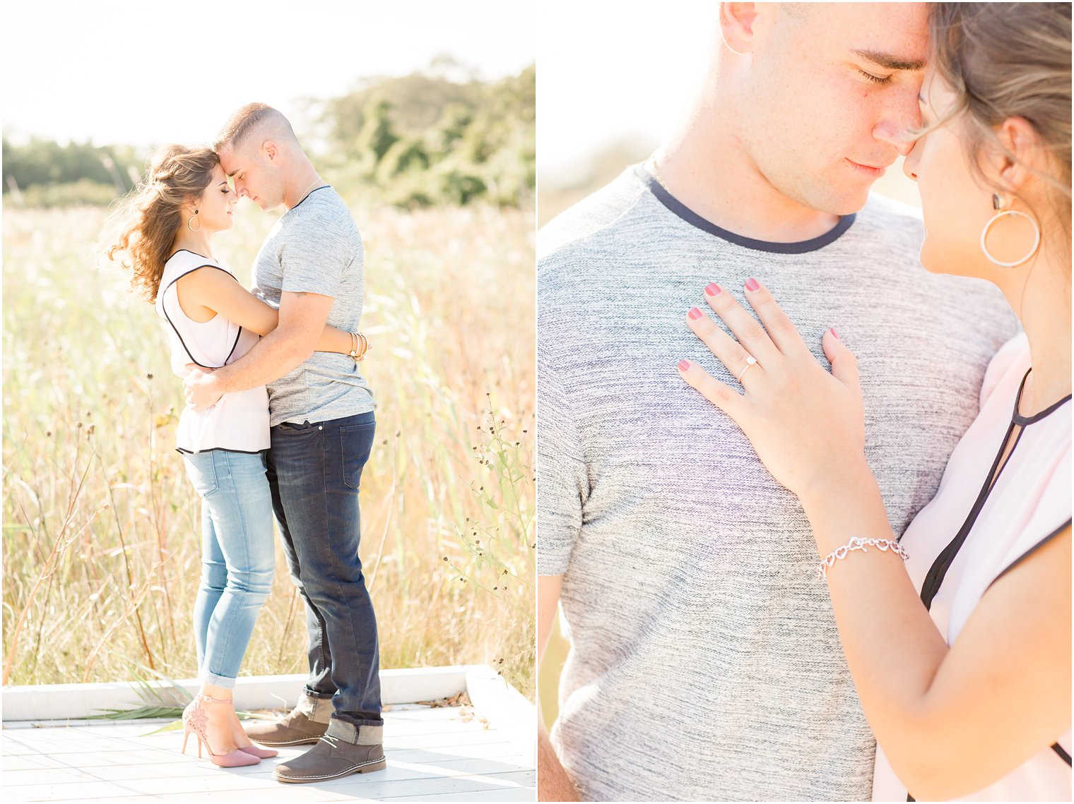 Romantic photos of engaged couple | Photos by Idalia Photography