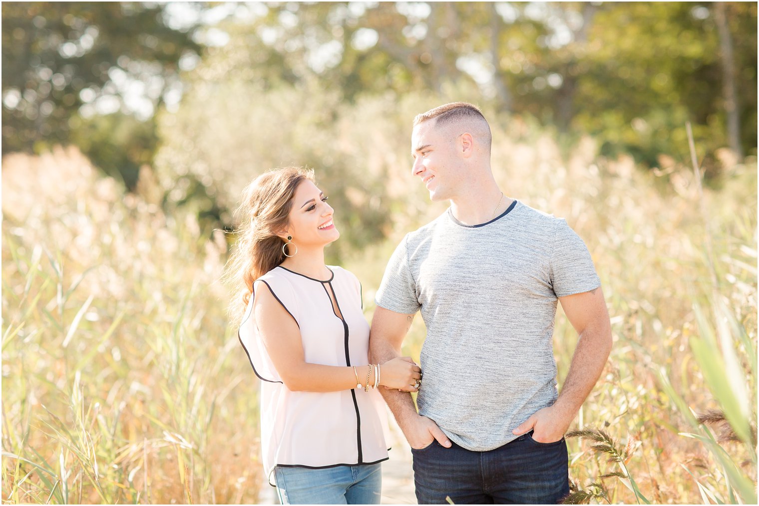 Cape May Point State Park Engagement Photos | Photos by Idalia Photography