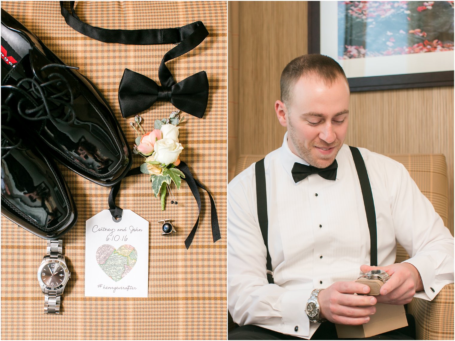 Groom getting ready | Photos by Indian Trail Club Wedding Photographer Idalia Photography